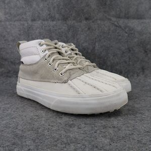 Vans Shoes Womens 7.5 Sneakers Sk8 Hi Del Pato Scotchgard Winter Lifestyle White